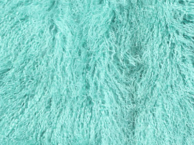 Mongolian Fur Plate color swatch green